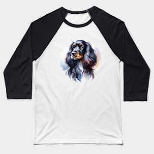 Spaniel Watercolor Painting - Beautiful Dog Baseball T-Shirt